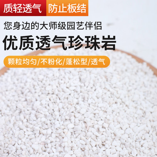 硬质珍珠岩颗粒养花用大颗粒膨胀蛭石多肉专用火山石麦饭石铺面石 - 图1