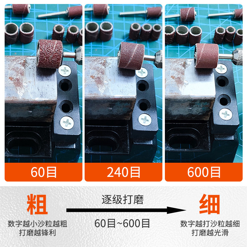 砂纸圈打磨头抛光轮连接杆砂纸圈木料玉石打磨电磨机木工工具大全,淘宝优惠券,粉丝福利购,淘宝优惠卷