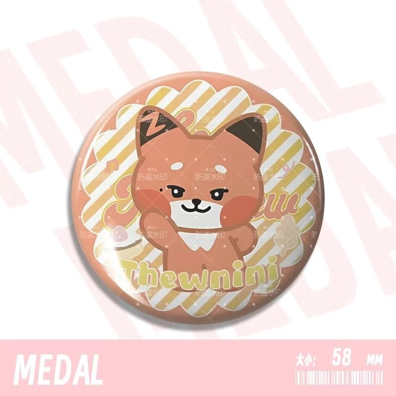 趣味动物塑可爱章昊沈泉锐小众亮面吧唧徽章胸针痛包装饰摆件笔袋,淘宝优惠券,粉丝福利购,淘宝优惠卷