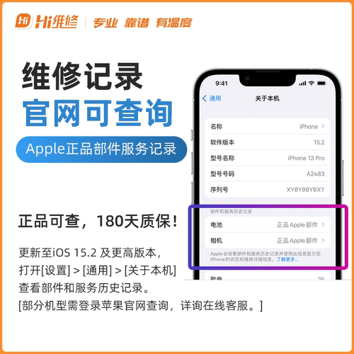 Hi维修苹果13屏幕总成原装 14/15/16/17/Air官方原厂正品17proMax - 图0