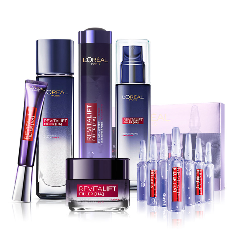 欧莱雅官方旗舰店零点霜女抗皱面霜 lorealparis亚菲尔面部护理套装