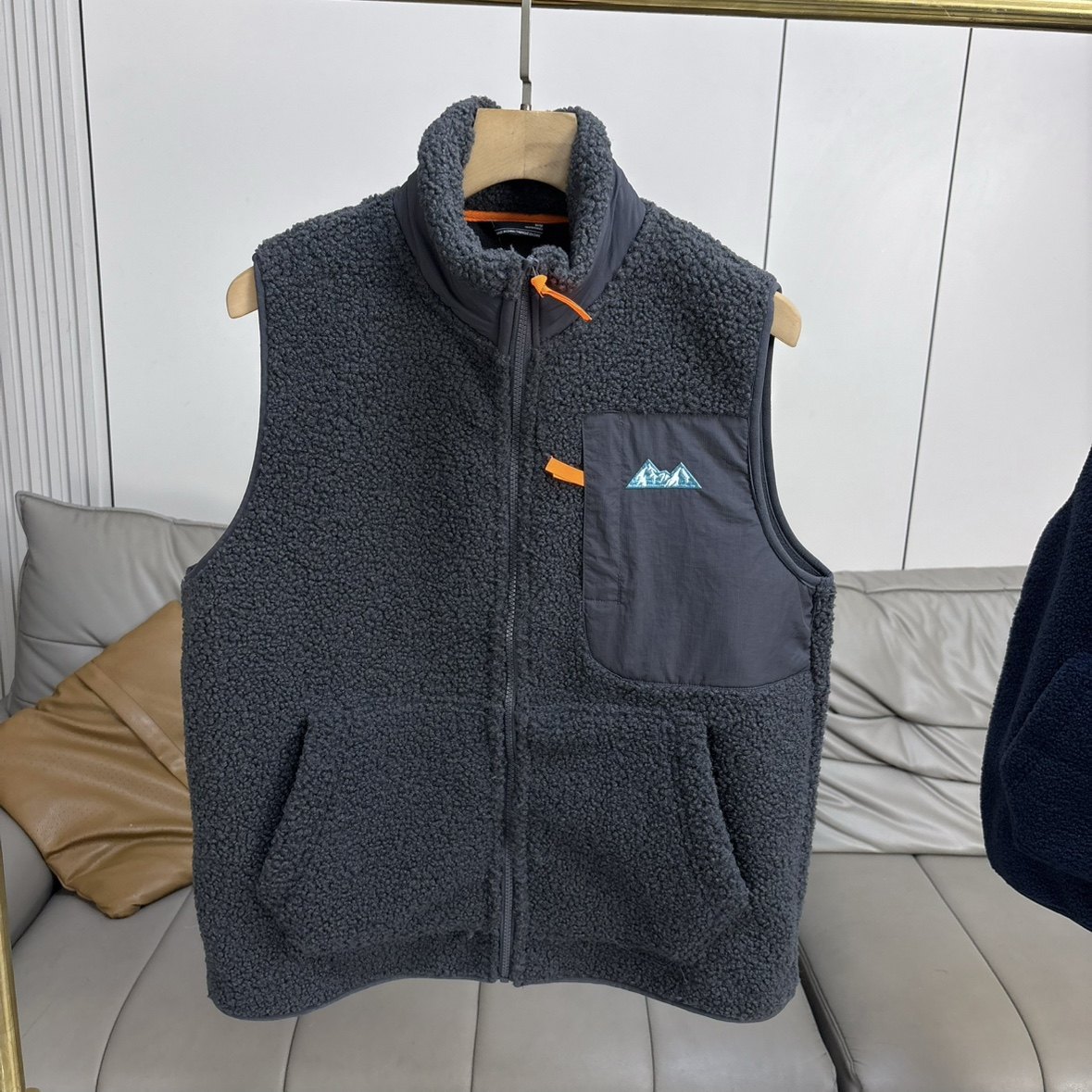 捡漏款 户外山系颗粒绒羊羔绒加厚秋冬男士立领马甲保暖背心外套,淘宝优惠券,粉丝福利购,淘宝优惠卷