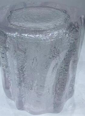 酒店前台透明树脂休闲吧台椅子摆件创意水晶玻璃艺术品凳子雕塑