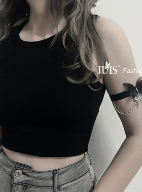 蕾丝蝴蝶结手臂环手链臂链