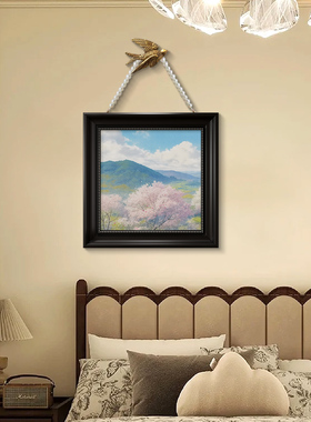 百花争春卧室床头装饰画