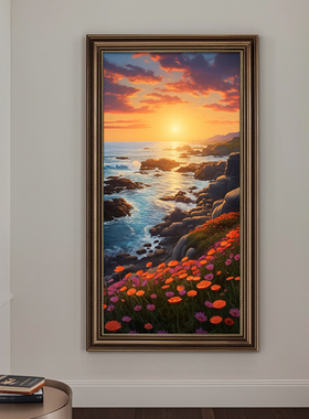 法蒂雅玄关装饰画风景油画