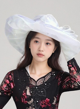 新款太阳帽女士大檐防晒时尚洋气