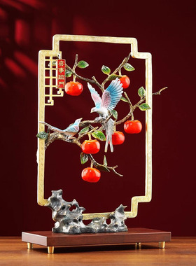 威弗列德新中式喜鹊婚房摆件新婚