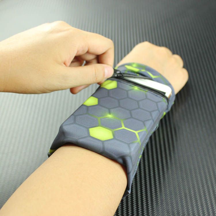 Women's mobile phone wristband running arm bag
