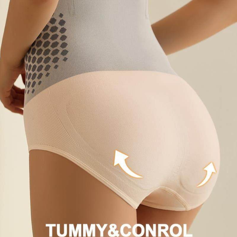 1pc Women's High Waist Tummy Control Corset Panties跨境 - 图2