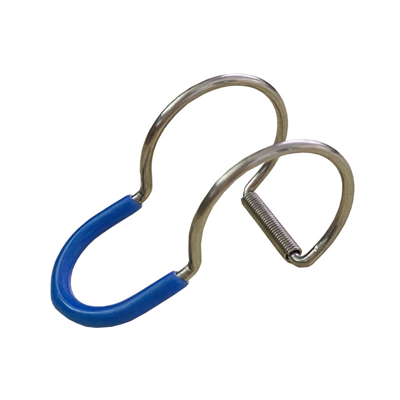 衣架防风固定扣304不锈钢圆管晾衣杆防滑室外阳台防掉落挂钩卡扣 - 图3