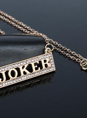 Necklace Crystal Heart Pendant Jewelry Joker Golde水晶吊坠