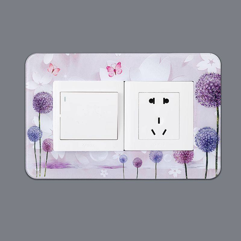 开关边框套2026新款亚克力双开关贴墙贴保护套现代北欧风家用插座,淘宝优惠券,粉丝福利购,淘宝优惠卷