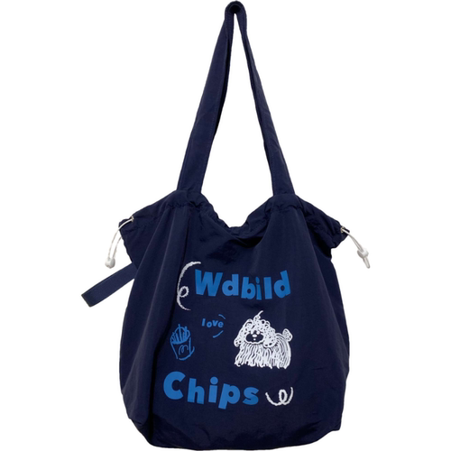 慵懒风刺绣单肩包包女2026新款潮手提托特包学生上课大容量购物袋 - 图3