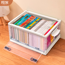 Dress book containing box Folding and placing of books Case finishing box Students Classroom Dormitory Desk Transparent God Instrumental wheel