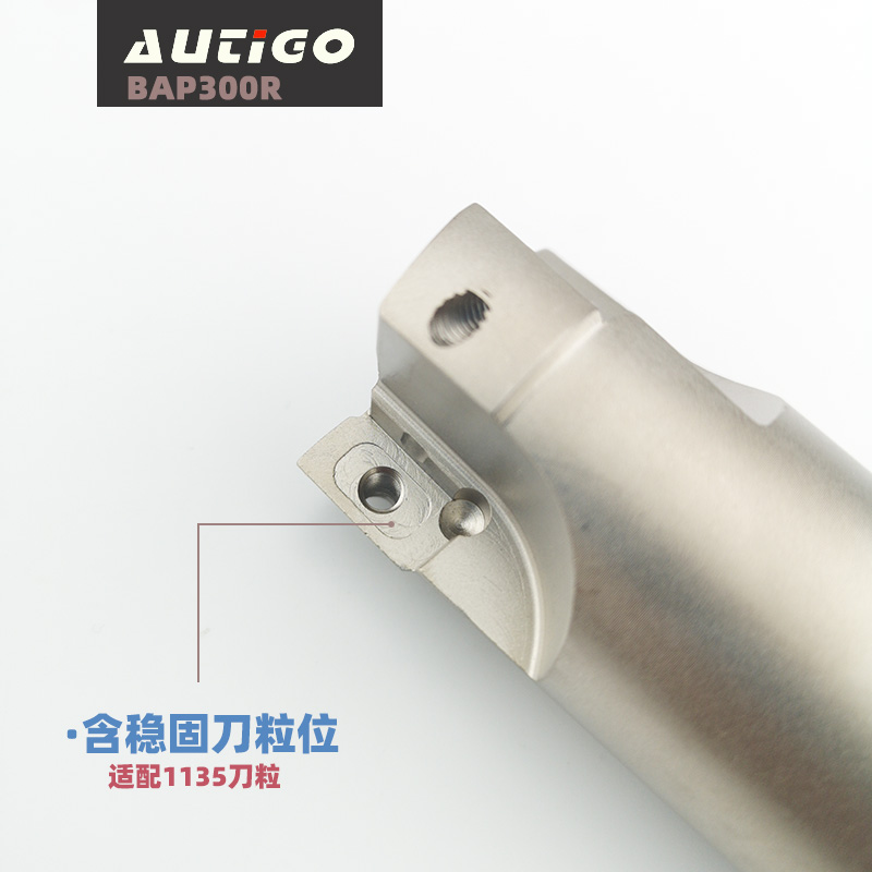 AUTIGO 数控铣刀杆 BAP300R 加硬抗震立铣刀杆 90度21/17R0.8直角 - 图1