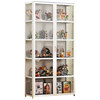 Hand-made display cabinet transparent imitation glass household storage cabinet model toy storage display cabinet display stand