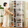 Hand-made display cabinet transparent imitation glass household storage cabinet model toy storage display cabinet display stand