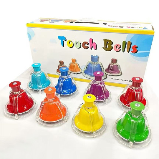 音乐壳按钟老鼠多彩钟奥尔夫儿童八音按铃音乐启蒙教学打击乐器