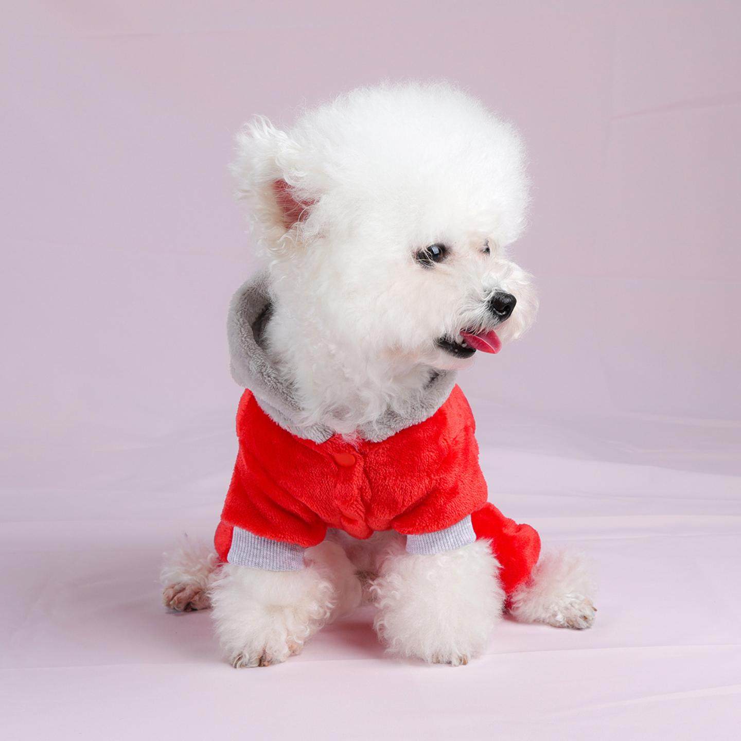 新款宠物猫咪狗狗衣服秋冬珊瑚绒四脚保暖加厚睡衣变身装,淘宝优惠券,粉丝福利购,淘宝优惠卷