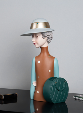 背包轻奢风客厅玄关梳妆台摆件