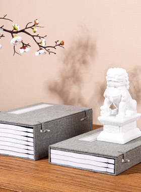 新中式风客厅博古架书柜工艺品