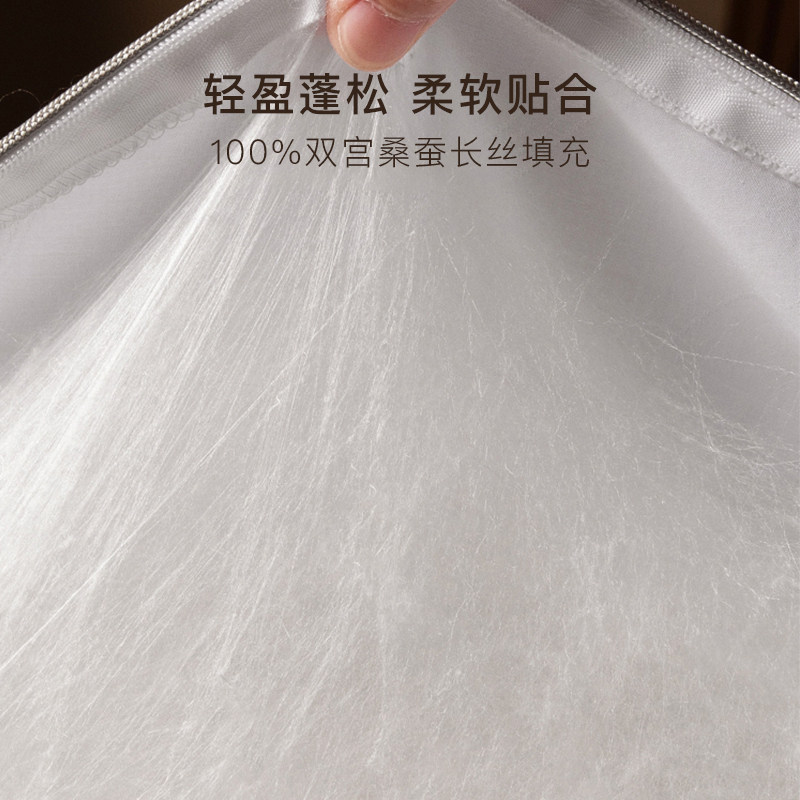 桐乡100%桑蚕丝被双宫茧官方正品被芯春秋冬被夏凉被手工定做被子,淘宝优惠券,粉丝福利购,淘宝优惠卷