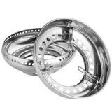 Ветрозащитный чехол из нержавеющей стали для домашнего использования, универсальные аксессуары, нескользящая трубка, увеличенная толщина