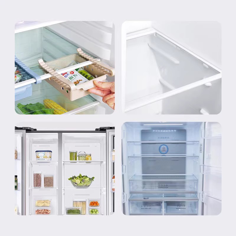 海尔冰箱专用钢化玻璃隔板包边条冷藏冷冻分隔板隔断分隔冰箱配件-图1
