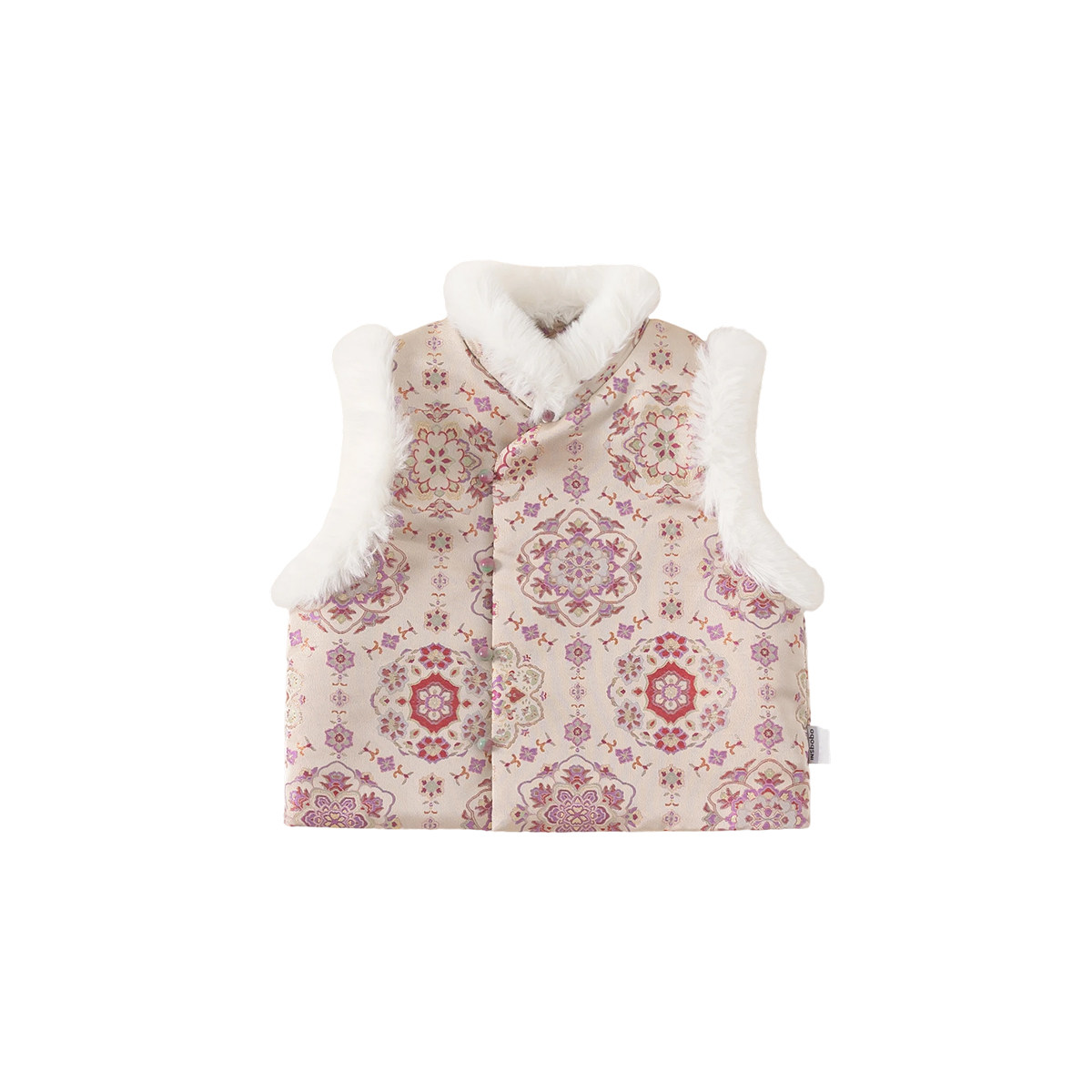 INSbobo女童汉服2025冬季新款拜年服周岁女宝宝礼服儿童马甲外套,淘宝优惠券,粉丝福利购,淘宝优惠卷