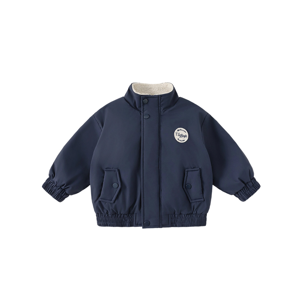 INSbobo男童外套2025新款加绒冬装帅气童装男孩上衣儿童夹克秋冬,淘宝优惠券,粉丝福利购,淘宝优惠卷