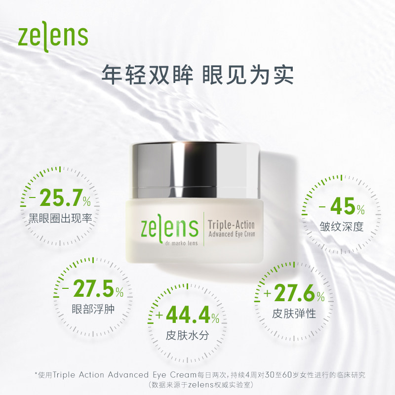 【年货节加购】zelens三效15ml眼霜 zelens海外眼霜