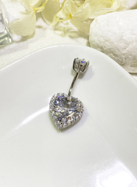 ELEGZO锆石桃心925简约美日韩