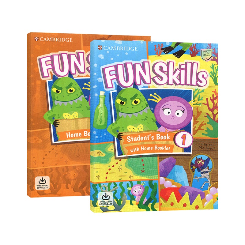 funskills 剑桥少儿英语YLE考试一级官方备考书Fun Skills 1/2/3/4/5/6级剑桥yle考级用书剑桥国际少儿英语考试教材pre A1 starter - 图3