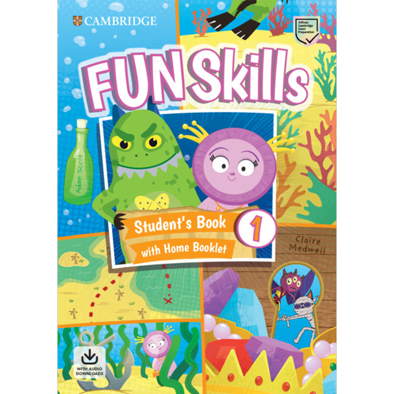 funskills 剑桥少儿英语YLE考试一级官方备考书Fun Skills 1/2/3/4/5/6级剑桥yle考级用书剑桥国际少儿英语考试教材pre A1 starter - 图2