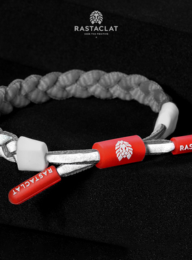 RASTACLAT黑白全息手链