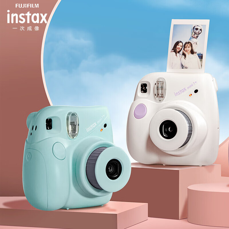 富士instax拍立得 一次成像相机 mini7+ 学生相机 女朋友生日礼物 - 图3