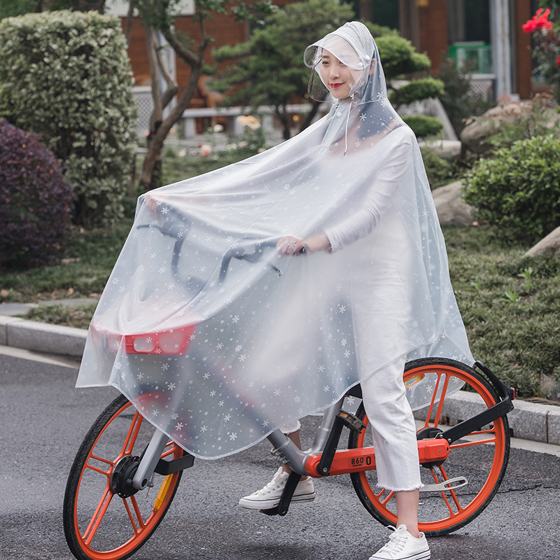 自行车雨衣成人骑行单车透明雨披