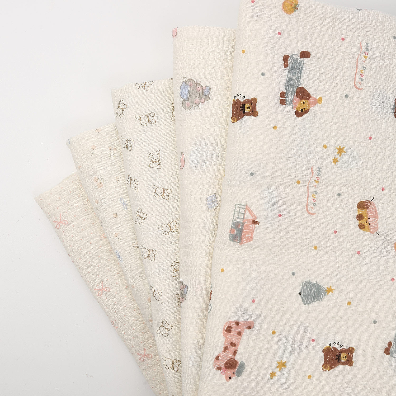 纯棉布料A类100全棉双层绉布纱布宝宝打底衫睡衣裤棉布头diy面料,淘宝优惠券,粉丝福利购,淘宝优惠卷