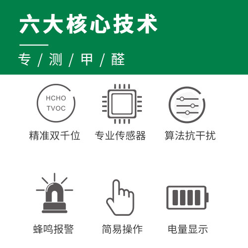精明鼠甲醛检测仪家用试纸盒专业测甲醛室内空气质量自测便携式气体甲醛tvoc检测仪器家用环境测试仪 - 图2
