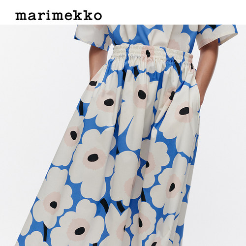 圣诞礼物Marimekko【明星同款】亚洲限定游霓可女士半身裙早秋 - 图2