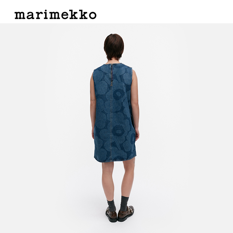 【Unikko游霓可】Marimekko25早秋【丹宁系列】连衣裙商场同款 - 图1
