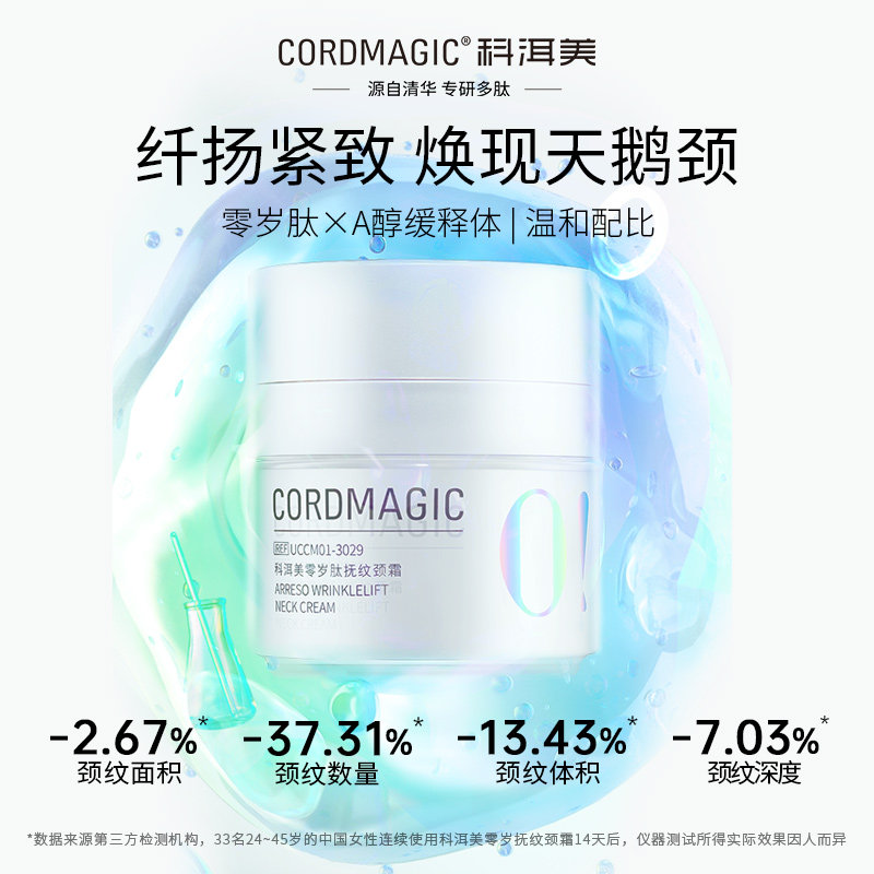 【源自清华14天真人实测】科洱美颈霜 科洱美颈霜