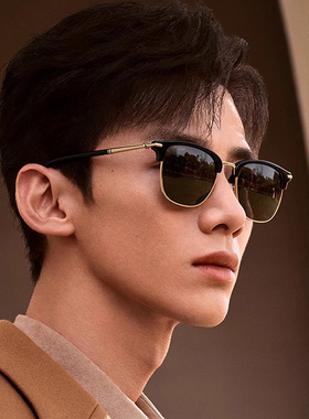 高清驾驶复古可配近视墨镜