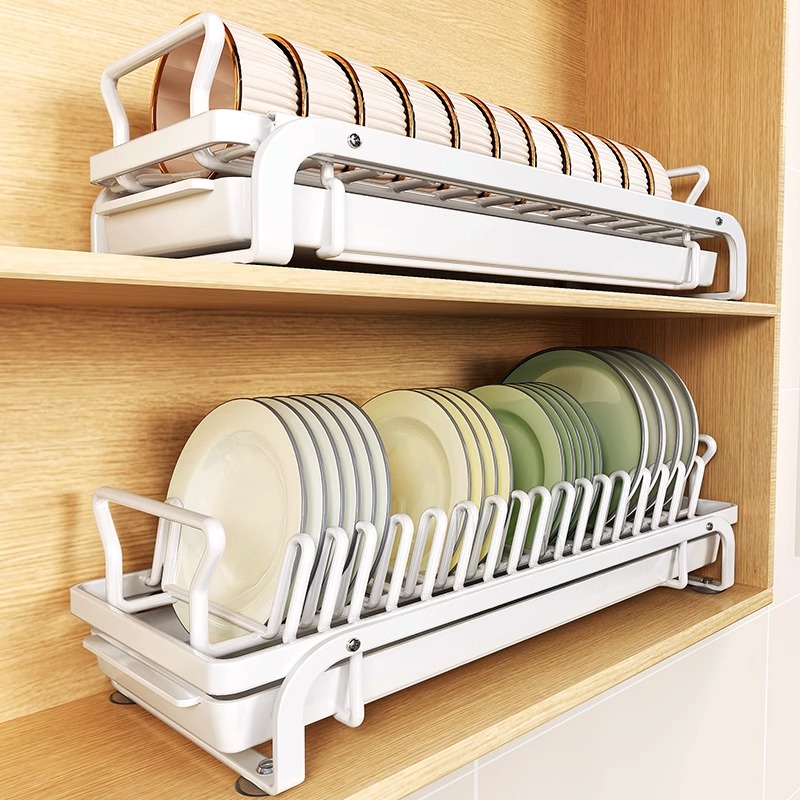 碗碟收纳架碗架碗筷架厨房置物架沥水架落地多层水槽台面碗柜家用 - 图1