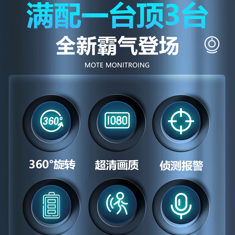 无需网络监控器不用wifi手机远程无线360度家用室外摄影4g摄像头-图2