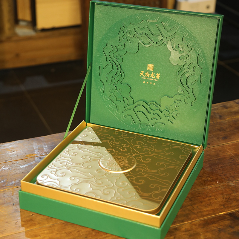 天府龙芽.荣曜.绿茶 2024年新茶明前特级绿茶高档茶叶礼盒装128g