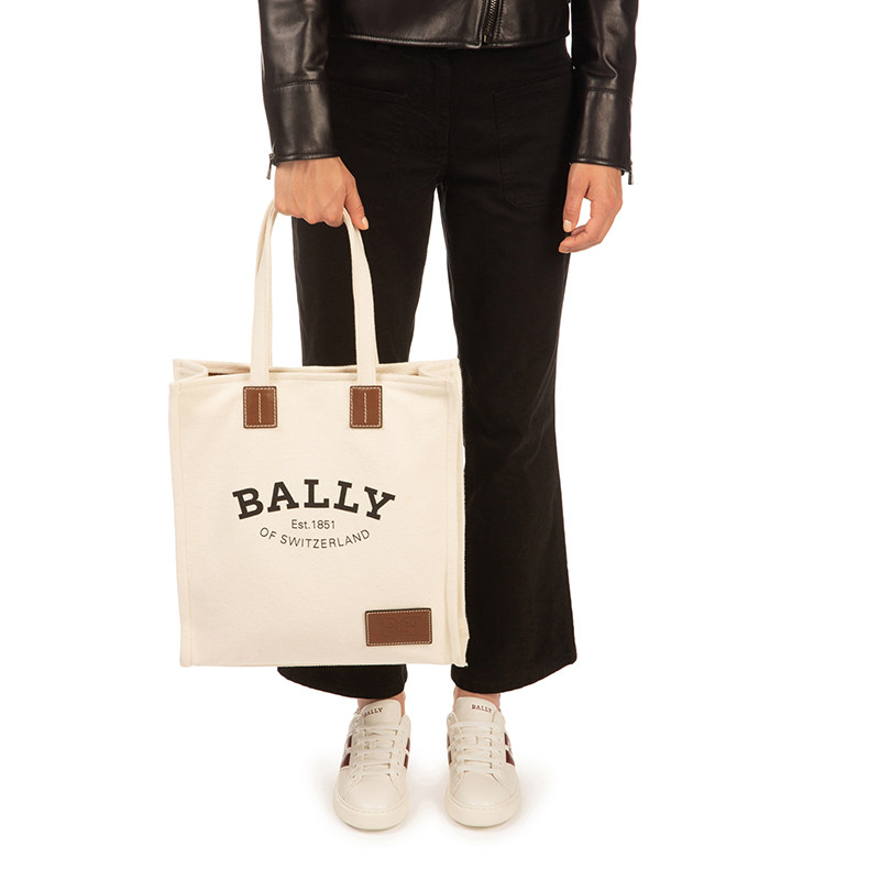 【自营】bally /巴利女士大号帆布包 天猫国际自营时尚范女士包袋