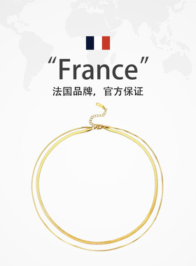 双层锁骨链女轻奢小众法式原创