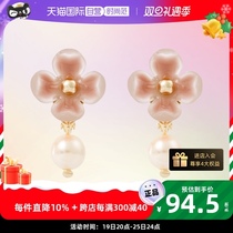(self-employed) OSEWAYA ear clip Advanced Sensation Pearl Flowers Without Earrings Small Crowddesign Earrings Temperament Earrings